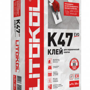 Клей для плитки для внутренних работ LITOKOL K47 (класс С0)