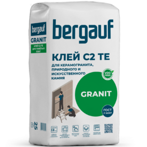 Bergauf Granit 25 кг Клей для керамогранита, природного и искусственного камня