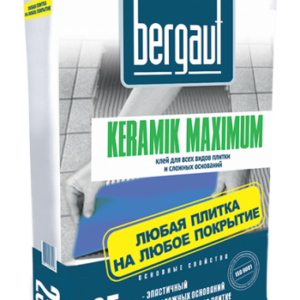 Bergauf Maximum Plus 25 кг Клей для всех видов плитки и любых оснований