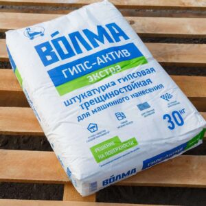 Гипсовая штукатурка машинного нанесения «ВОЛМА-Гипс-Актив Экстра», 30 кг