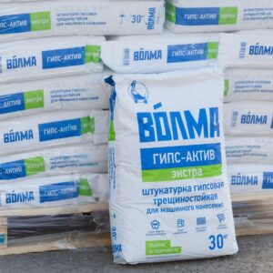 Гипсовая штукатурка машинного нанесения «ВОЛМА-Гипс-Актив Экстра», 30 кг