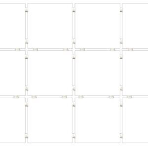 1146H Конфетти белый блестящий, полотно 29.8х39.8