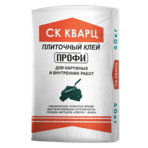 СК КВАРЦ Плиточный клей ПРОФИ, 40кг