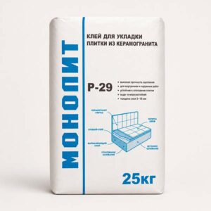 Клей для укладки плитки профессионал 25 кг