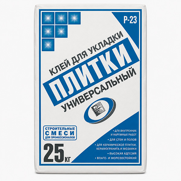 Клей для укладки плитки универсальный 25кг