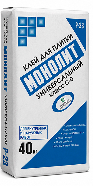 Клей для укладки плитки универсальный 40 кг