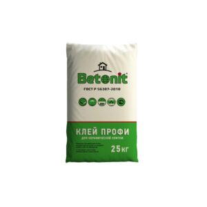 Клей плиточный Профи (25кг) С0 (для внутр. работ) БЕТОНИТ - фото