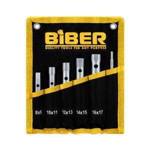 Набор трубчатых ключей Biber 90624, 6 шт (8-17 мм)